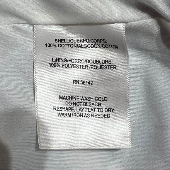 Clover and Sloan blue and white floral dress size medium - Picture 15 of 16